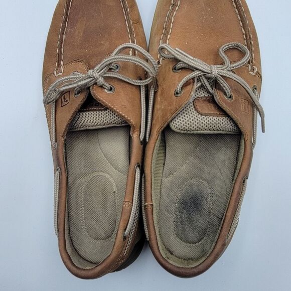 Sperry Womens Intrepid Boat Shoe Brown 11 Preppy Nautical Country Club - Picture 2 of 5